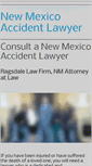 Mobile Screenshot of newmexicoaccident-lawyer.com