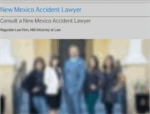 Tablet Screenshot of newmexicoaccident-lawyer.com